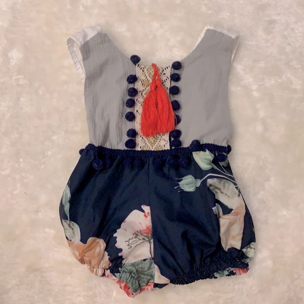 Boutique floral romper